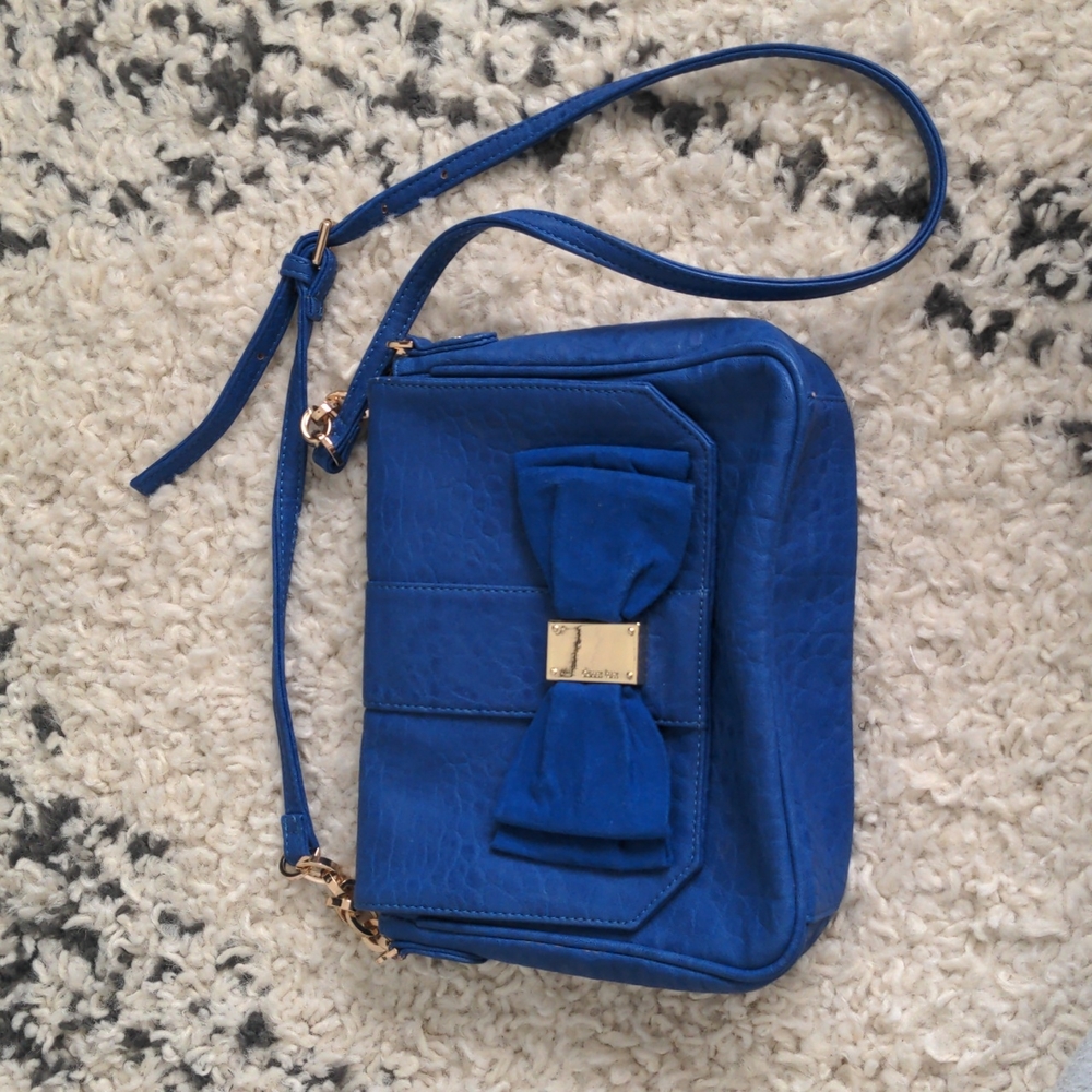 Deux Lux cobalt blue shoulder bag/crossbody